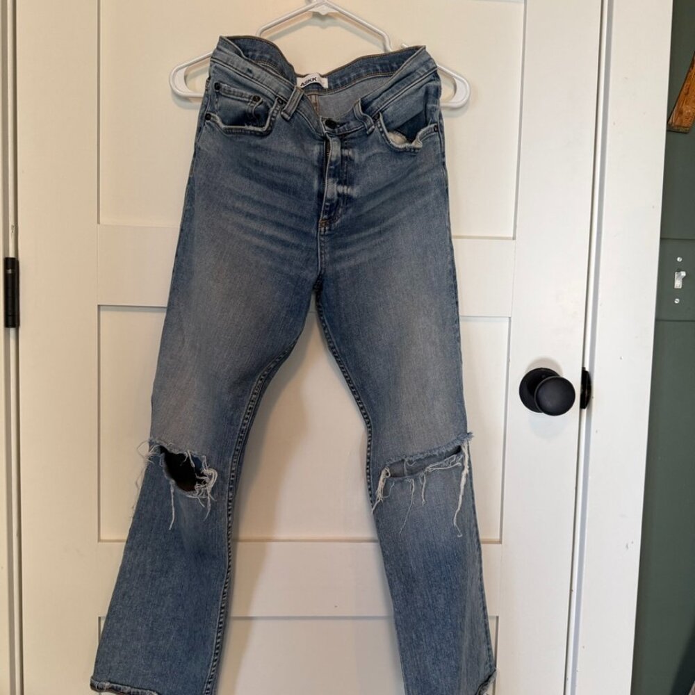 ASKKNY Straight leg distressed Jeans